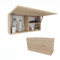 PLATAN ROOM Badschrank 80/120 / 160/200 / 240 breit Badmöbel Badezimmer Klapphängeschrank Schrank Hochglanz Matt Weiß (Sonoma Eiche, 80 x 40 x 25)