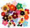 71 Stück Blumen Aufbügler Mini Herz Patches zum Aufnähen Aufnäher mit Stern Stickerei Applikationen Süße Bügelflicken für Jacken Jeans Hüte Rucksäcke Schuhe DIY
