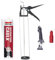 Decorators Caulk White Bundle: White Decorators Caulk Gap And Crack Filler Acrylic Silicone Adhesive Sealant 290ml, Skeleton Caulking Gun, Silicone Tool and Threaded Nozzle with Cap