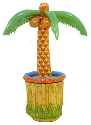 LP Divertissements Palmier Gonflable & Stock à Boissons 1m72