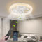 Viugreum LED Smart Deckenventilatoren mit Licht, 48cm moderne Deckenventilatorleuchten mit Fernbedienung, umkehrbarer dimmbares Deckenventilator mit Beleuchtung und Timer für Wohnzimmer, Schlafzimmer