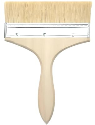 Pinceaux Peinture Plats Professionnels Brosse Huile Acrylique Bois Meuble | Pinceau fin universel, grandes surfaces, craie cloture, exterieur, manche ergonomique confortable prise main nette