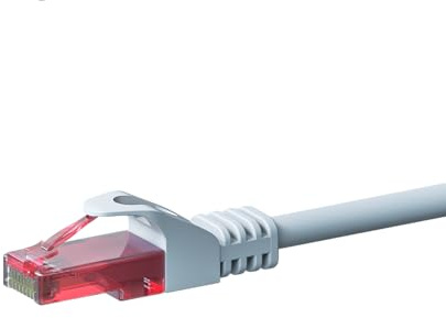 Danicom CAT6 Netzwerkkabel - U/UTP - 0,15 m - Weiß - 100% Kupfer | POE, Ethernet, LAN, Patchkabel, Datenkabel, RJ45 - für Serverschränke, Switches, Router, Modems!