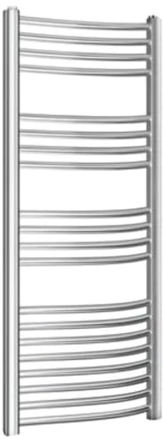 Aton Radiateur ligne kalura Chrome courbé H 150 cm Entraxe 40 l 45
