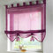 CULASIGN 1 Pc Raffrollo mit Schlaufen Gardinen Voile römischen Liter Fall Schatten Transparent Vorhang für Balkon und Küche (Lila,100 * 155cm)