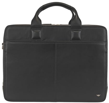 Golden Head Businesstasche Umhängetasche mit Laptopfach Polo Business Bag Black schwarz