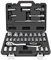 Coffret Douilles 1/2 et Cliquet Mallette à Outils 32 pièces Chrome Vanadium pour Bricolage