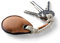 Leder AirTag Schlüsselanhänger, Classic Brown, Anhänger für Apple AirTags, Halter, Etui, Vintage Cover, Koffer GPS Tracker, Air Tag Hülle, Schlüssel Keyring, Schlüsselfinder, Crazy Horse Craft
