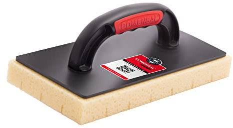 COMENSAL® Fliesenwaschbrett Hydro Schwammbrett Gerastert - Putzbrett - Fliesenschwamm - Hydroschwamm-Belag - Saugfähig - Made in EU - 280 x 140 mm