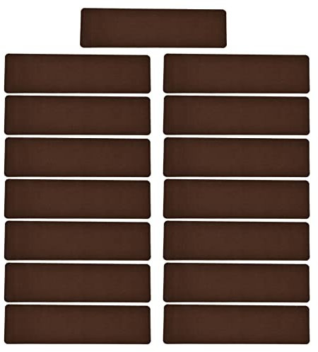 Peldaños de escalera antideslizantes para escalones de madera, peldaños de escalera de 8.0 x 30.0 in, fibra de poliéster antideslizante, alta seguridad, fácil instalación, peldaños de escalera durader