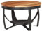 INLIFE Couchtisch Ø68x43 cm Massivholz Akazie