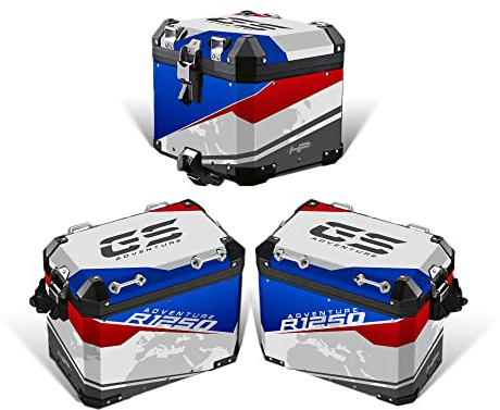 Aufkleber-Set VALIGIE Komplett kompatibel mit BMW Aluminium 2. Modell R 1250 GS ADV HP VA2-FM-046