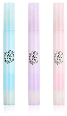 Pinsheng 3 Stück Nagellack Korrekturstift Nachfüllbar, Nagellackentferner Stift Nachfüllbar Nail Art Entfernung Stifte Auffüllbare + 9 Austauschbare Ersatzspitzen