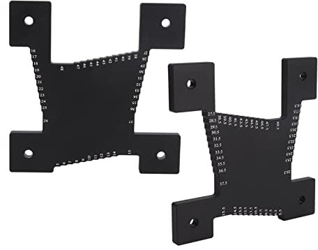 2PCS Height Gauge Router, 2 in 1 Saw Depth Gauge for Router and Table Adjust Cutting Height, Saw Aluminum Step Depth Gauge for Setting Up Blade Height