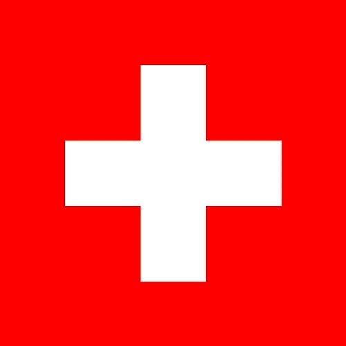 Premium Fahnen Flagge - 90 x 150 cm / 150 cm 90 cm - aus Polyester mit goldenen Ösen - Langlebig und Wetterfest (Schweiz)