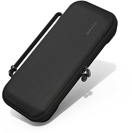 Skull & Co. Every Day Slim Carrying Case for Steam Deck and Steam Deck OLED: Protective Travel Case Portable Hard Shell Case for GripCase SD - Black