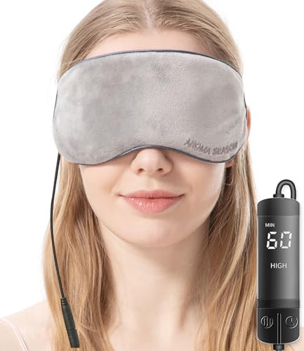 AROMA SEASON Große elektrisch beheizbare Wärmebrille für ultimative Entspannung, Blepharitis, Gerstenkorn