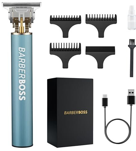 Barberboss Bartschneider Männer Schnurlose Haarschneider Männer: Haarschneider für Männer, Präzisions-Haarschneider für Männer, Detail-Haarschneider QR-2077