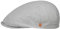 Mayser Sidney Gomera Flatcap Schirmmütze Schiebermütze Herren - Made in The EU mit Schirm, Futter Sommer Frühling-Sommer - 59 cm grau