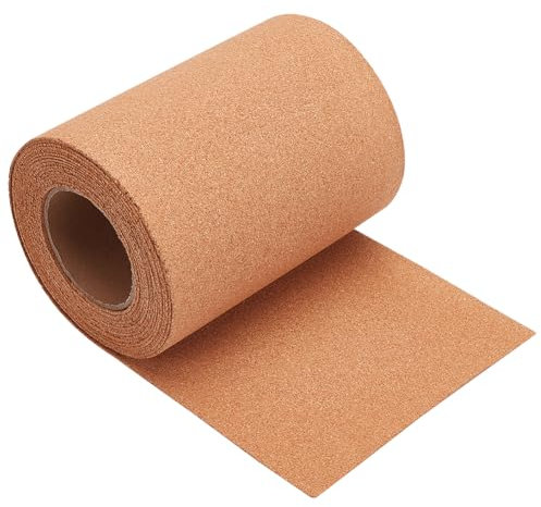 BENECREAT Rouleau de Liège de 600x20cm Feuilles de Papier de Tableau D'Affichage en Liège Naturel de 2mm pour Dessous de Verre Décoration Murale Fournitures de Bricolage pour Fêtes et Bricolage