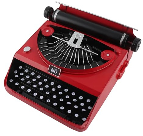 Vintage-Schreibmaschinenmodell, Handgefertigtes Retro-Requisiten-Modell, Retro-Dekoration, Künstlerisches Heimdekorationsstück