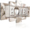 murando - Peinture acrylique Mots 150x75 cm - Effet texturé ou coup de pinceau - Décoration avec finition faite à la main - Finition artisanale - Inscription Maison Bois m-C-0251-b-p