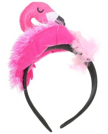 STOBOK 1stück Flamingo Haarreif Für Dekorativer Kopfschmuck Für Geburtstagsfeiern Cosplay Und Fotoshootings Rosa Für Mädchen Und Jugendliche Party-deko Accessoire