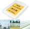 JNBGTU Plastic Sheeting Heavy Duty Polythene Sheeting, Thick Large Clear Plastic Dust Waterproof Sheets, Garden Grow PE Cover Sheets for Gardening Insulation Building Rubble Protection (Clear 2X3M)