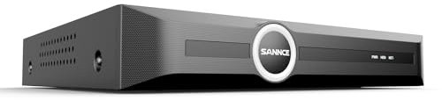 SANNCE 8CH 5MP PoE NVR, 8MP CCTV-Überwachungssystem-Recorder, Videoüberwachung Unterstützt 5MP/4MP/1080p HD für IP-Kamera im Innen- und Außenbereich, Personenerkennung, Keine Festplatte