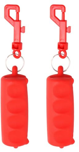 2 Pièces Extracteur de Flèche, de Flèche en Silicone, Pinces de Flèche avec Porte-clés, Protégez Vos Mains pour Retirer Diverses Flèches, Convient pour Le tir à l'arc en Extérieur (Rouge)