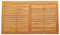 Natulvd Tischplatte aus Holzlatten – 120 x 70 cm, rechteckig, für alle Jahreszeiten, für drinnen und draußen, geeignet für Essen, Kaffee und Beistelltische