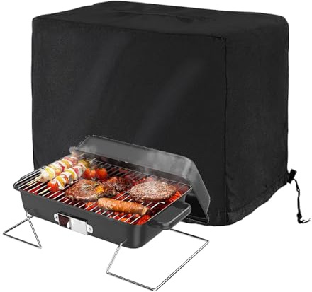 Gihioue Grillabdeckung - wasserdichte Barbecue Abdeckhaube | Lichtbeständiger Tragbarer Grillschutz Für Outdoor Kochen Garten Küche | Grill Party Bar