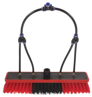 BESPORTBLE Tête de brosse de rechange pour panneaux solaires - Tête de brosse pour panneau solaire alimenté par l'eau - Brosse de nettoyage pour modules photovoltaïques - Accessoires pour nettoyage