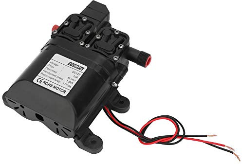 Haofy 12V 120W Diaphragm Water Pump with Automatic Pressure Switch for Caravan Camping Shower