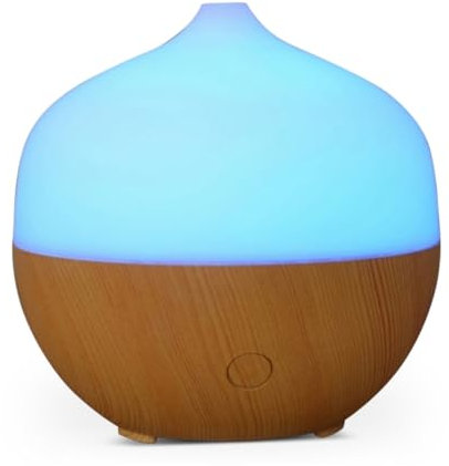 Zen'Aroma Difusor de aceite esencial Boopi - Difusor ultrasónico de aromaterapia en frío - Difusor eléctrico multifunción - Iluminación LED silenciosa y compacta