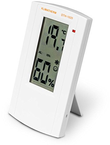 KLIMATHERM Wohnklima-Messgerät DTH-1020 digitales Thermo-Hygrometer, Hygrometer Thermometer, Innentemperatur, Luftfeuchtemesser, Thermo-Hygrometer DTH-1020 (1)