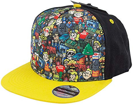 Koch Media- Fallout Gorra Emoji, Multicolor, talla única (1029401)
