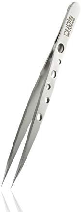 Rubis Pinzas depilar profesionales precision - punta fina para el vello encarnado y las astillas