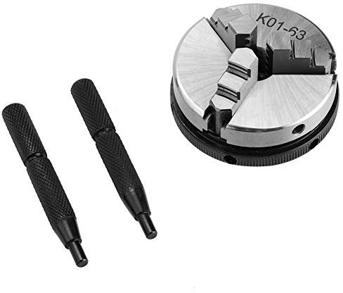FTVOGUE Drehdorn mit Zentrierung, automatisch, für Holzarbeiten, 3 Backen K01-63 / M14