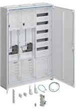 Hager ZB335C25LS Komplettschrank, universZ, 1100x800x205mm, SKII, IP44, 2ZP/VF-5rh/APZ, 3-Feld, NRM