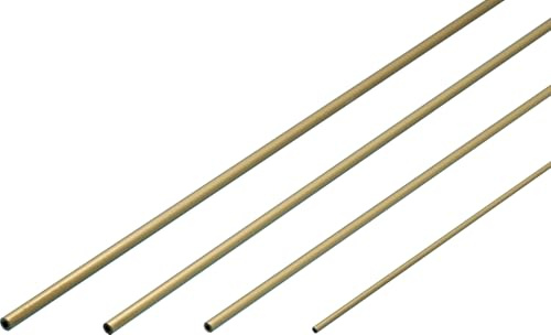 Albion Alloys SFT1 Slide Fit Pack 4 Pcs - 0.4mm,0.6mm,0.8mm,1.0mm Brass Tube
