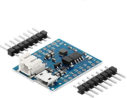 AZDelivery Batterie Shield für Lithium Batterien für D1 Mini kompatibel mit Arduino inklusive E-Book!