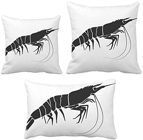 DIYthinker Entdecken Sie World Shrimp Marine Organism Werfen Kissen Set Einfügen Kissen Abdeckung Home Sofa Dekor Geschenk