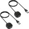 TECHGEAR 2 Stück USB Ladekabel Kompatibel mit Fitbit Versa 3 / Fitbit Versa Sense, USB Lade Kabel Power Cradle Dock Station Kompatibel mit Fitbit Versa 3 / Versa Sense SmartWatch