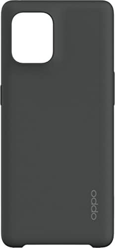 OPPO - Coque en Silicone pour Smartphone OPPO Find X3 Pro, Protection Téléphone Portable, Revêtement Souple, Anti-Choc et Anti-Secousse, Prise en Main Confortable, Matériau Résistant, Noir