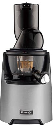 Kuvings EVO820 Signature Slow Juicer – Entsafter mit großem Einfüllschacht und 240W Motor für Obst, Gemüse, Smoothies und Sorbets (Matt Silver)
