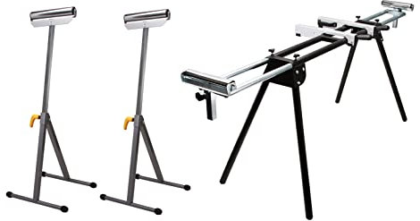 2 x Stützbock Rollbock + Gehrungssägenuntergestell