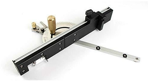 SunXTMY Measuring Tool Woodworking Precision Miter Gauge and Box Joint Jig Kit with Adjustable Flip Stop Table Saw Router DIY Tool (Color : Set 2)