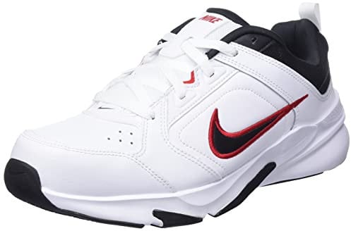 NIKE Men's Defy All Day Sneaker, White Black University Red, 9 UK