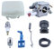 Gubeter Kit collettore di aspirazione Supporto Filtro Aria carburatore, per Motosega per Husqvarna 340,345,346Xp,350,351,353, 357, 357Xp, 359, 503869601, 503 86 63 01, 537024003, 503889201
